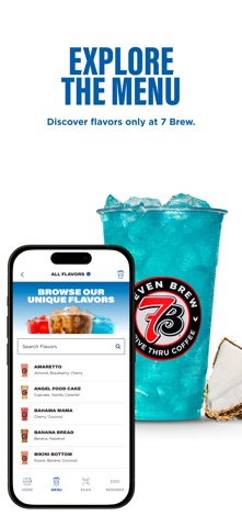 7 Brew Coffee App Store screenshot 2