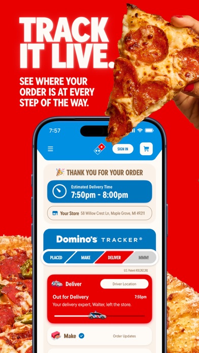 Domino's Pizza USA App Store screenshot 2