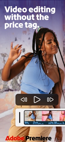 Adobe Premiere AI Video Editor App Store screenshot 1