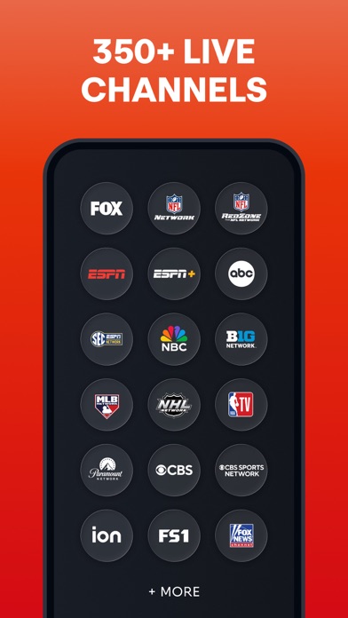 Fubo: Watch Live TV & Sports App Store screenshot 1