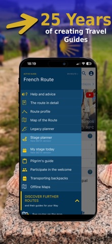 Buen Camino de Santiago App App Store screenshot 2