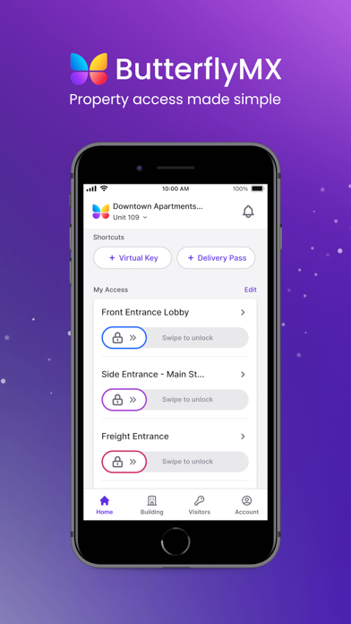 ButterflyMX App Store screenshot 1