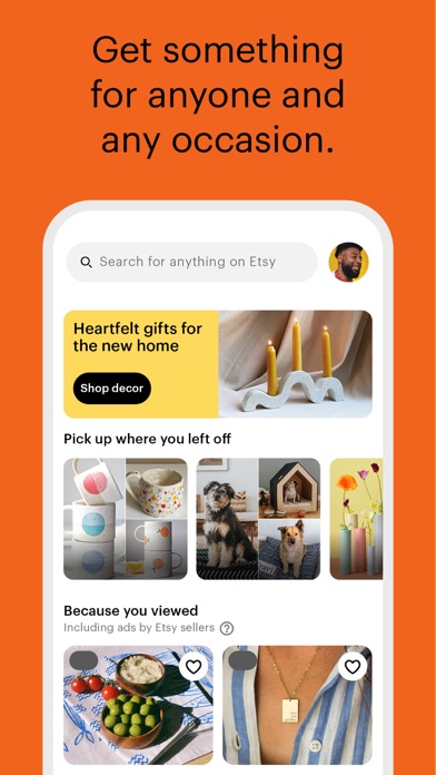 Etsy: Shop Home, Style & More App Store screenshot 1