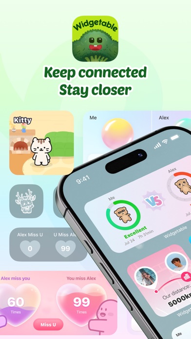 Widgetable: Besties & Couples App Store screenshot 1