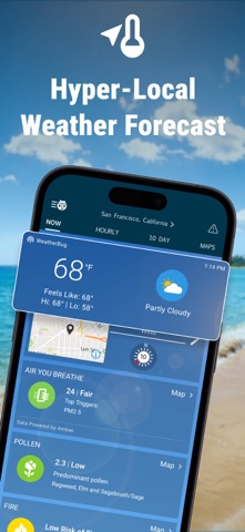 WeatherBug: Weather Forecast App Store screenshot 2