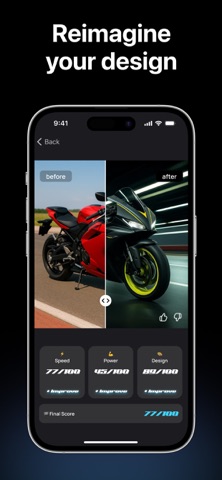 Mods: AI Car Designer & Tuning App Store screenshot 2