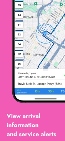 RideMETRO App Store screenshot 2