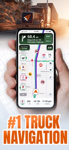 Trucker Guide: Truck GPS Maps App Store screenshot 1