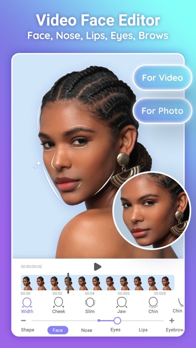 PrettyUp - Body Editor Video App Store screenshot 2