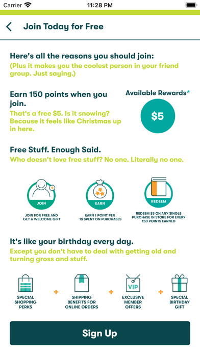 2nd & Charles Rewards App Store screenshot 1