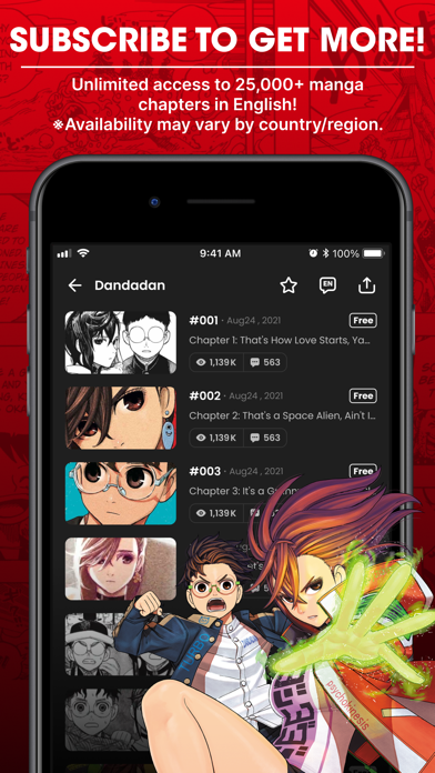 MANGA Plus by SHUEISHA App Store screenshot 2
