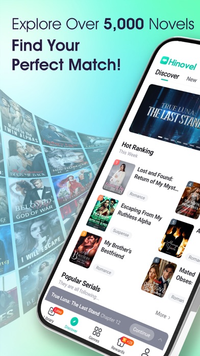 Hinovel - Read Stories App Store screenshot 1
