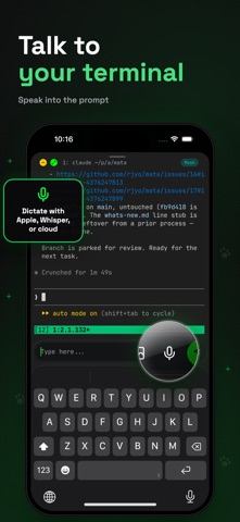 Moshi: herdr/tmux on SSH/MOSH App Store screenshot 2