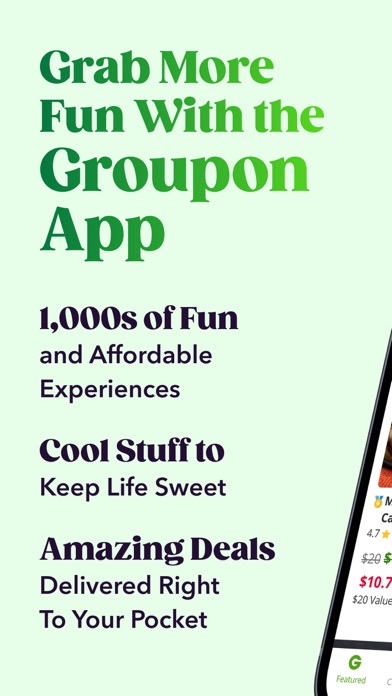 Groupon - Local Deals Near Me App Store screenshot 1