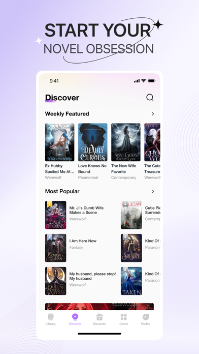 Novellair App Store screenshot 2