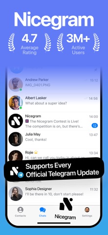 Nicegram: AI for Telegram X App Store screenshot 1