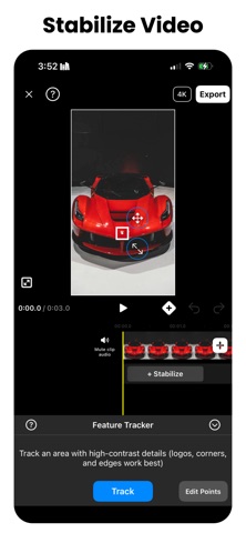 Motion Track: Video Stabilizer App Store screenshot 1