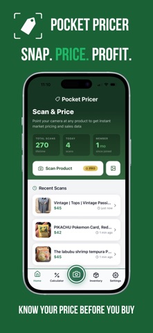 Pocket Pricer - Thrift Scanner App Store screenshot 1