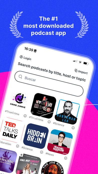 Podcast App App Store screenshot 2