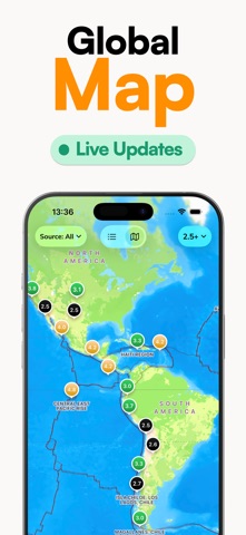 Earthquake: Tracker & Alerts App Store screenshot 2