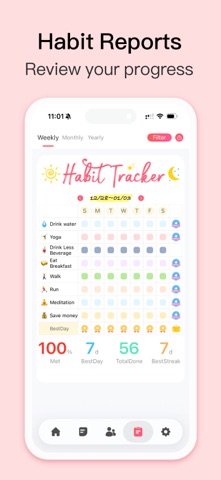 Habit Tracker App Store screenshot 2