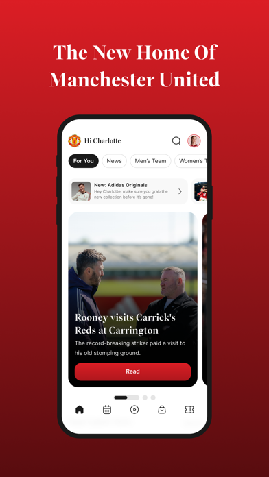 Manchester United Official App App Store screenshot 1