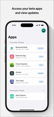 TestFlight App Store screenshot 1