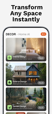 Decor AI: Room & Home Design App Store screenshot 2
