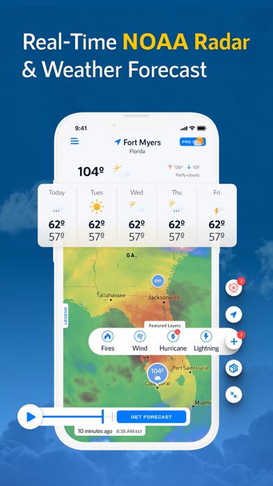 NOAA Live Weather Radar App Store screenshot 1