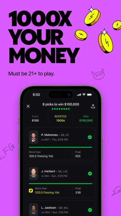 Betr - Sports & Gaming App Store screenshot 1