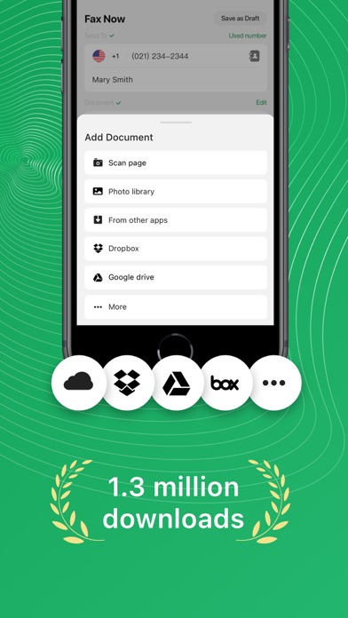 Tiny Fax: Send Fax From iPhone App Store screenshot 2