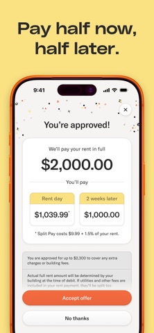 Split Pay: Rent, Mortgage, Car App Store screenshot 2