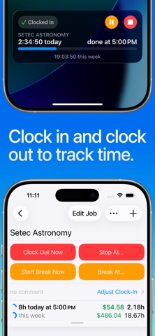 Hours Tracker: Time Tracking App Store screenshot 2