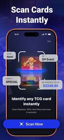 TCG Card Scanner & Value-Foloy App Store screenshot 1