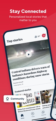 Indianapolis News from 13 WTHR App Store screenshot 1