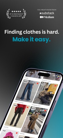 StyleScanner: Find Clothes App Store screenshot 1