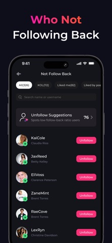 Reports+ for Followers Tracker App Store screenshot 2