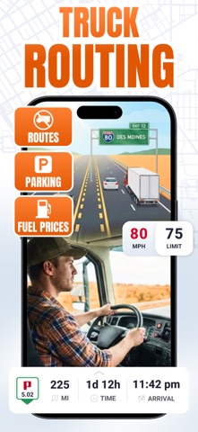Trucker Guide: Truck GPS Maps App Store screenshot 2