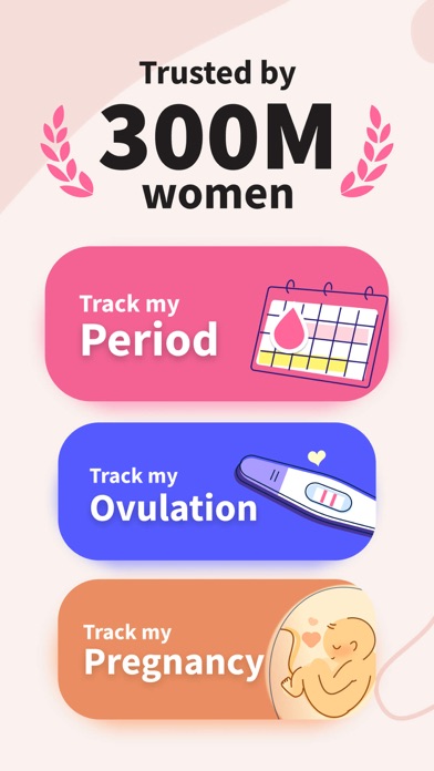 Period Tracker Period Calendar App Store screenshot 1