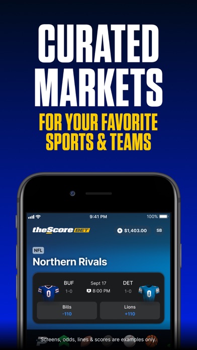 theScore Bet Sportsbook Casino App Store screenshot 2