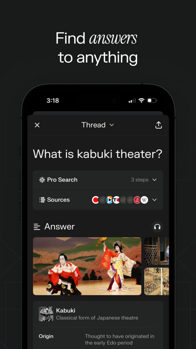Perplexity: AI Agent & Search App Store screenshot 2