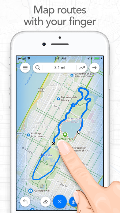 Footpath Route Planner App Store screenshot 1