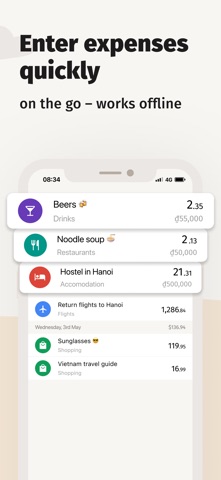 TravelSpend: Travel Budget App App Store screenshot 2