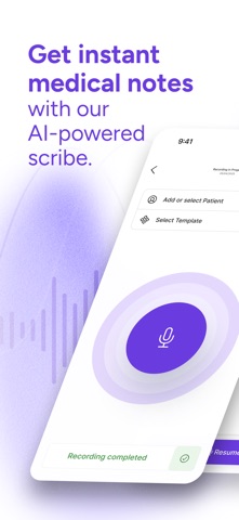 Freed - AI Scribe & Assistant App Store screenshot 1