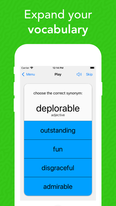 WordPal - Vocabulary Builder App Store screenshot 1