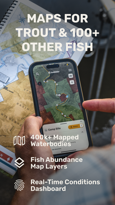 onWater: Fishing Spots Map App Store screenshot 1