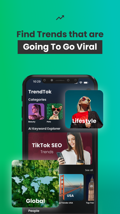 TrendTok Analytics & Tracker App Store screenshot 2