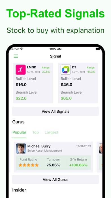 Stock Signal: AI Stocks Watch App Store screenshot 2