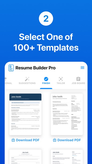Resume Builder Pro with AI App Store screenshot 2