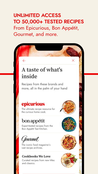 Epicurious App Store screenshot 2